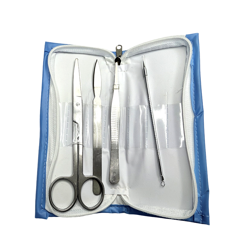 Veterinary dissecting kit and student dissection tools for comprehensive animal dissection