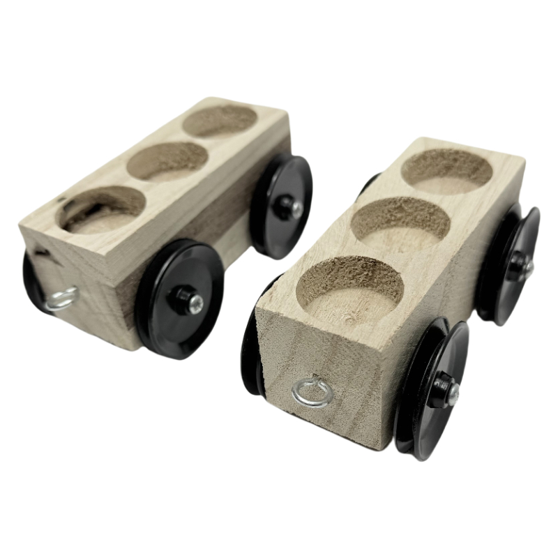 Physics dynamic cart apparatus for experiment（wooden）