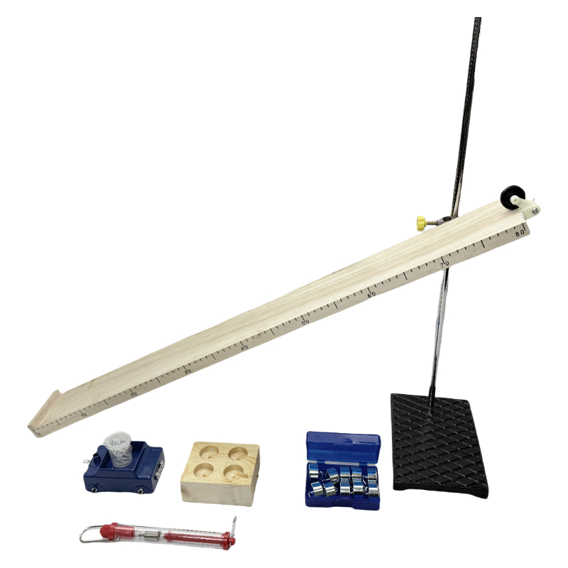 Easy friction test device for physic experiment educational demonstration material/ inclined plane & trolley